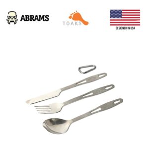 Набір столового приладдя TOAKS Titanium 3-Pieces Cutlery Set