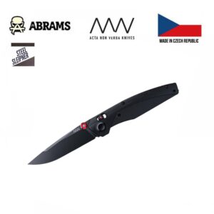 Ніж складаний ANV Knives A100 | Blade – DLC Black Sleipner, Handle and Lock – GRN Black/Alock