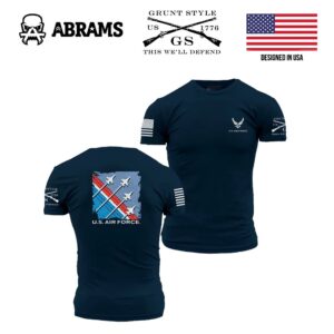 Футболка Grunt Style USAF – Mens Finger-Four Formation T-Shirt | Midnight Navy