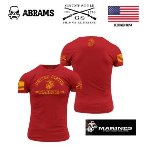 Футболка Grunt Style USMC – Est. 1775 | Red