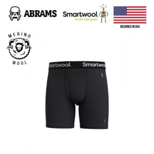 Труси чоловічі Smartwool Mens Merino Boxer Brief Boxed | Black