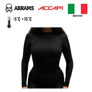 Термофутболка з довгим рукавом жіноча Accapi XPerience | Black/Anthracite