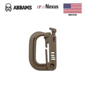 Карабін ITW NEXUS GRIMLOCK Locking MOLLE Carabiner | Coyote Brown