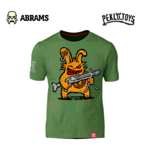 Футболка Peklo.Toys Пекельний зайчик з Машингвером Olive