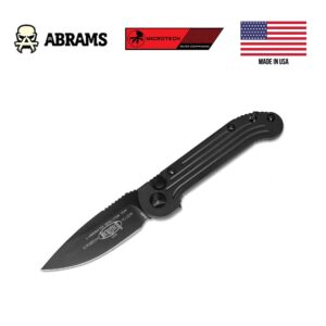 Ніж Microtech 135-1T LUND – Black Handle – Black Blade