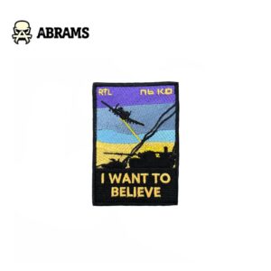 Патч I Want To Believe А-10 | Yellow Logo/Violet