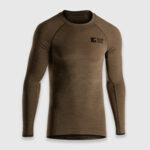 Термобілизна реглан Clawgear Merino Seamless Shirt LS | Stonegrey Olive