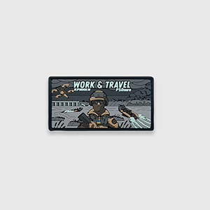 Патч PSDinfo® Work&Travel Кринки ПВХ