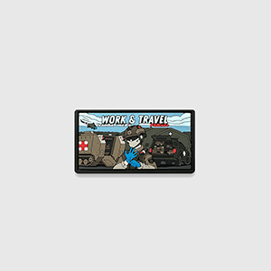 Патч PSDinfo® Work&Travel Combat Medic ПВХ