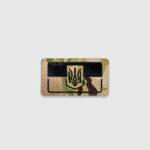 Патч Abrams Прапор+Герб | Multicam
