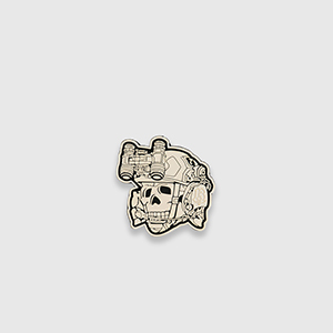 Патч R3ICH Totenkopf+dtnvs Gen1 | White
