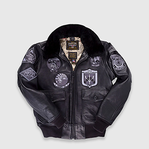 Куртка Cockpit USA Bogard by Mike B x Stealth Top Gun Bomber Jacket| Black