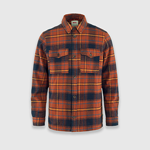 Сорочка FJALLRAVEN Ovik Lite Padded | Autumn Leaf/Dark Navy