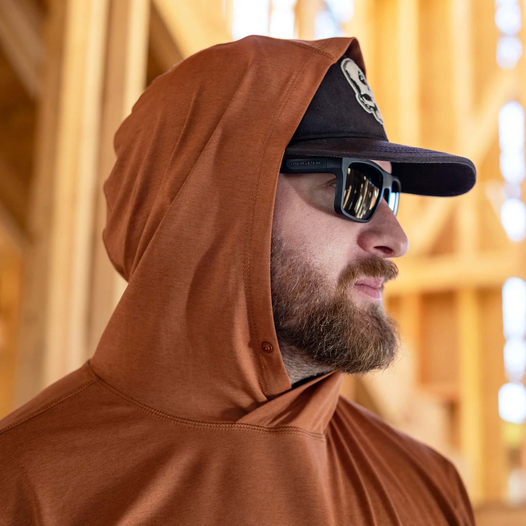 Худі Zero Foxtrot Performance Sun Hoodie | Sunset Blaze