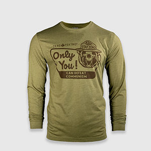 Лонгслів Zero Foxtrot Only You National Parks | Military Green