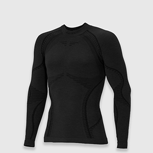 Термофутболка з довгим рукавом Accapi Ergowool | Black