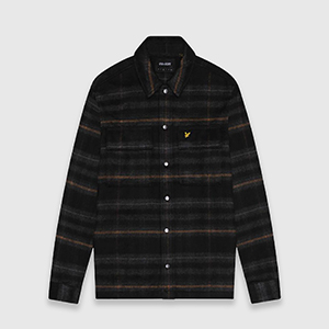 Сорочка Lyle & Scott BRUSHED TARTAN OVERSHIRT | Black