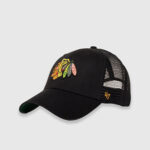 Кепка (Тракер) 47 Brand CHICAGO BLACKHAWKS BRANSON MES | Black