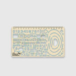 Лінійка Ecopybook Tactical Ruler Intelligence NATO UA (209x118 mm) Blue Border