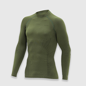 Термофутболка з довгим рукавом чоловіча Accapi Polar Bear | Military/Black