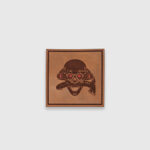 Патч Hoffmann Equipment Leather scull | Coyote