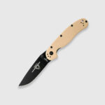 Ніж Ontario Knife RAT II Linerlock D2 | Desert Tan