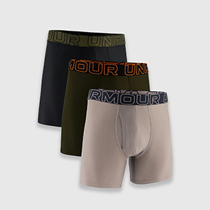 Труси Under Armour Performance Tech SOLID 6 IN 3PK | Beige