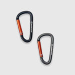 Набір карабінів BaseCamp Delta 6 Straight Set 2 | Black/Grey