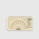 Лінійка Ecopybook PROTRACTOR NATO CHICKEN 120x63 (mm)