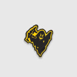 Патч Dead Souls Group GHOST | Black/Yellow