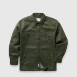 Сорочка Zero Foxtrot Flannel Shacket | Dark Olive