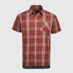 Сорочка Vertx Guardian Stretch Short Sleeve Shirt | Mahogany Block Plaid