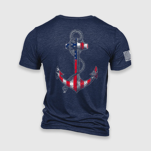 Футболка Nine Line Anchor Flag T-Shirt | Navy