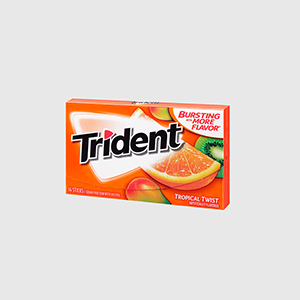 Жувальна гумка Trident Tropical Twist USA – Тропічні фрукти