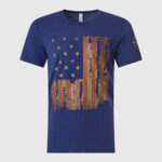 Футболка Nine Line Enlisted 9-Tri-Blend T-Shirt -Oh Say Can You See | Navy