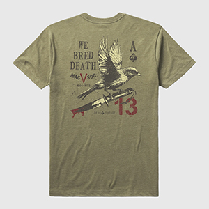 Футболка Zero Foxtrot We Bred Death Tee | Light Olive