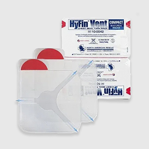 Плівка для герметизації грудної клітки NAR Hyfin Vent Chest Seal Twin Pack COMPACT (2 шт.)