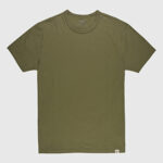 Футболка Zero Foxtrot Cotton Skivvy Tee | Dark Olive