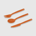 Набір столового приладдя Sea to Summit Camp Cutlery Set 3P | Burnt Orange