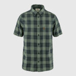 Сорочка FJALLRAVEN Ovik Travel Shirt SS | Dark Navy/Patina Green