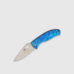 Ніж Spyderco Tenacious D2 Titanium | Blue