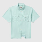 Сорочка Zero Foxtrot Short Sleeve F'n Soft Shirt | Aqua