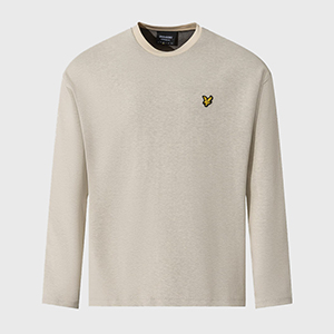 Реглан Lyle & Scott Raised Jacquard Crew Neck Sweatshirt | Putty