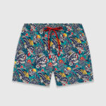 Шорти (плавки) Zero Foxtrot Liberty Skull Swim Trunks | Teal