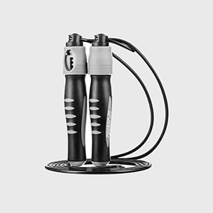 Скакалка з лічильником PowerPlay 4215 Jump Rope With Counter 2.75м | Black/Grey