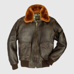 Куртка Cockpit USA U.S. Navy Lambskin G-1 Flight Jacket | Brown