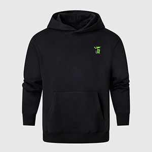 Худі Nine Line Silicone Dropline Logo – Hoodie (Night Vision Edition) | Black