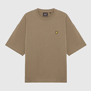 Футболка Lyle & Scott BOXY FIT T-Shirt | Khaki Ash