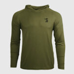 Худі Nine Line Lightweight Bamboo Hoodie with Dropline Logo | Olive